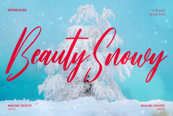 Beauty Snowy Script: A Versatile Font for Creative Expression