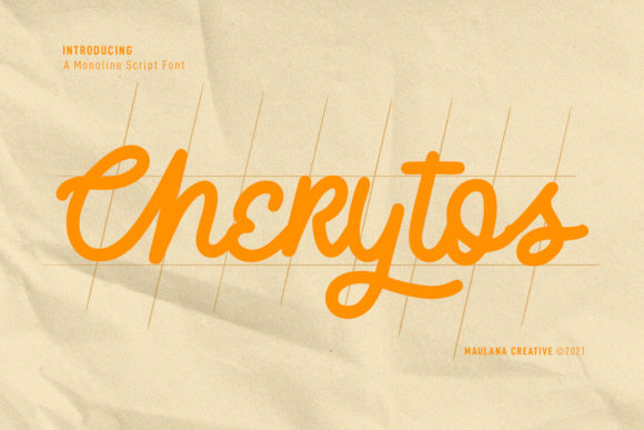 Cherytos Script: A Vintage-Inspired Font for Modern Creativity