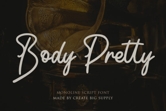 Discover the Beauty of Body Pretty Script: A Versatile Monoline Font for Modern Design
