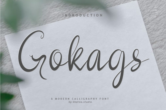 Gokags Script: A Timeless Handwritten Font for Creative Projects
