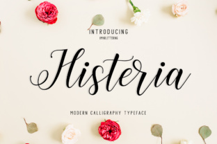 Histeria Script: A Font That Balances Casual and Elegant