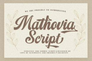 Mathovia Script: A Vintage Handwritten Typeface for Strategic Communication and Branding