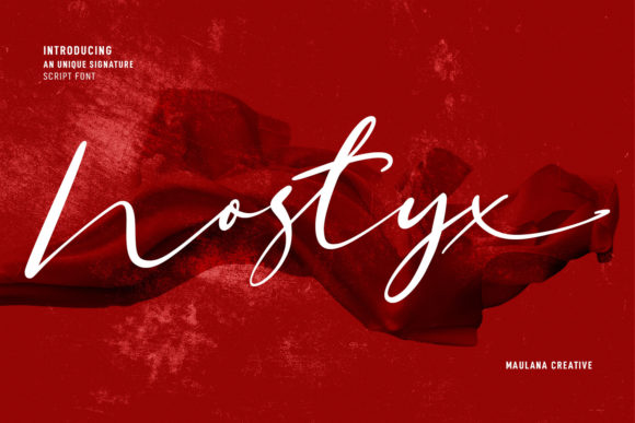 Nostyx Script: The Modern Elegance of a Stylish Font